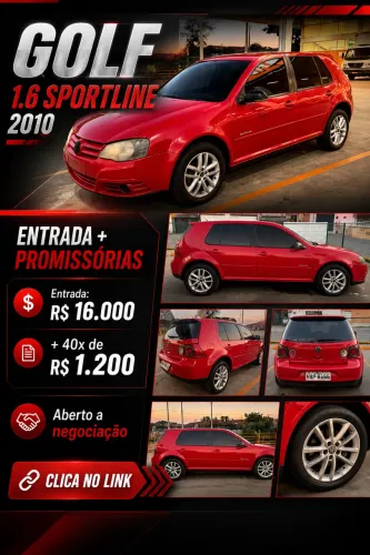 Volkswagen Golf Sportline 1.6 MI Total Flex 8V 4P 2010