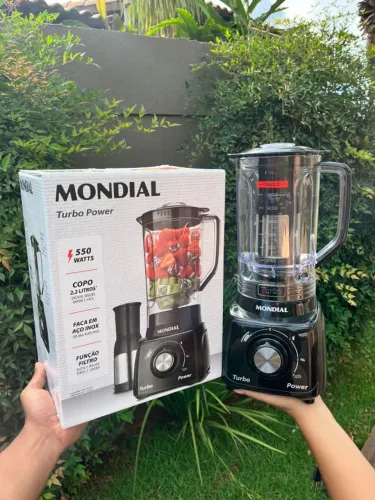 Liquidificador Mondial Turbo - Novo