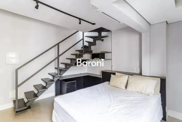Apartamento para venda e locação de 46 m² na Vila Olímpia. Baroni Imóveis, imobiliária em