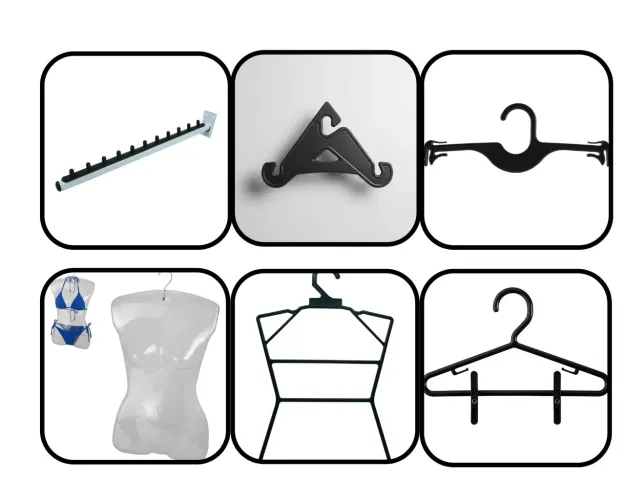 Cabides e acessórios para lojas *LEIA A DESCRIÇÃO*