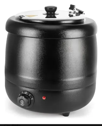 Sopeira Eletrica De Inox Para Buffet 10l Preto 220 V LUNCA
