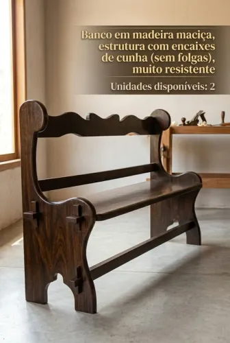2 bancos maciços