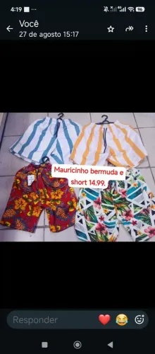 Bermuda e shorts mauricinhos c bolsos