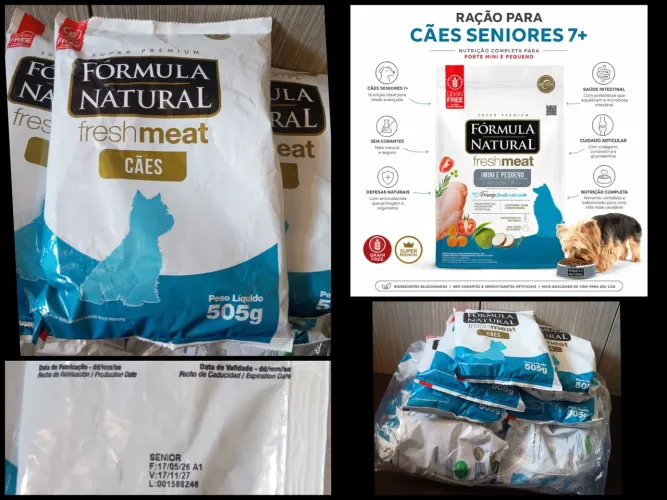 Ração Formula Natural Senior - Pacote 505g