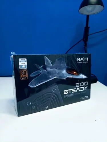 Fonte MACH1 Steady 500W - 80 Plus Bronze - PFC Ativo - Produto Novo (lacrado)