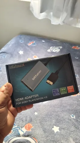 Adaptador HDMI Premium Compativel com PS1 e PS2 Bitfunx