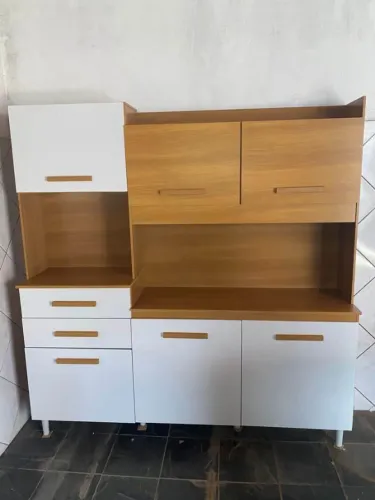 Armário de Cozinha com Nicho 6 Portas 2 Gavetas (NOVO) Entrega Grátis! 