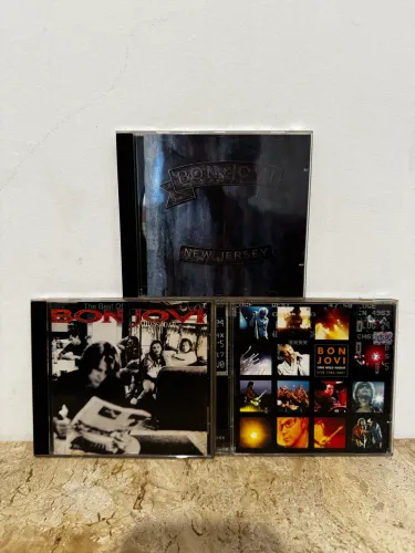 CD: Bon Jovi New Jersey + Crossroad + One Wild Night Live 1983 - 2001 - Excelente Estado