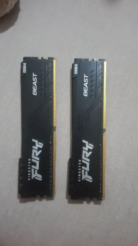 Memória RAM Kingston Fury Beast 16GB (2x8GB) DDR4 3200MHz CL16