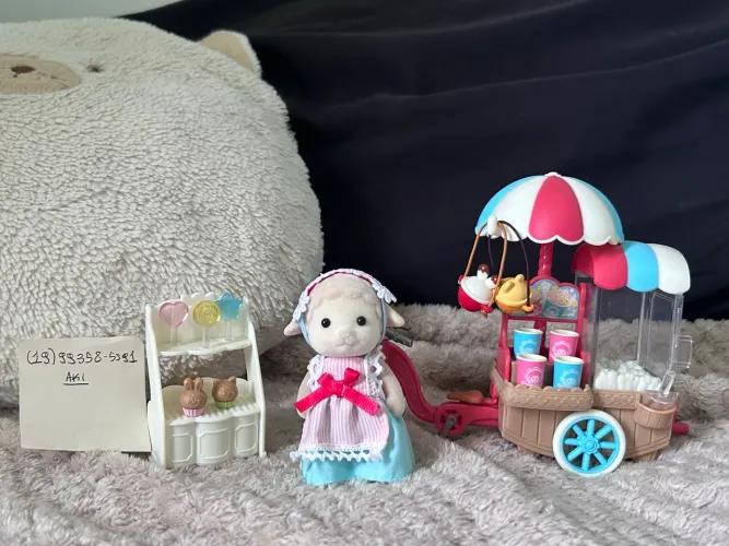 Sylvanian Families Carrinho de pipoca completo
