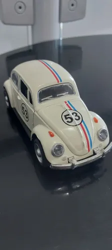 Miniatura Fusca Herbie 1:32 Metal Colecionável
