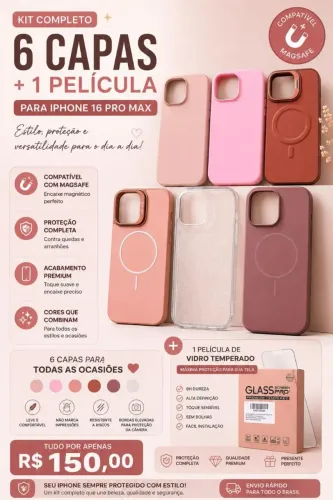Capinha IPhone Pro Max 16