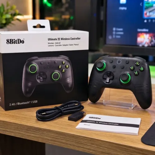 Controle 8BitDo Ultimate 2C Wireless 2.4G + Bluetooth - Lacrado