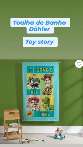Toalha de Banho Döhler Toy story