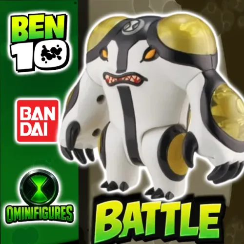 Boneco Bola de canhão Batlle Ben 10 Bandai