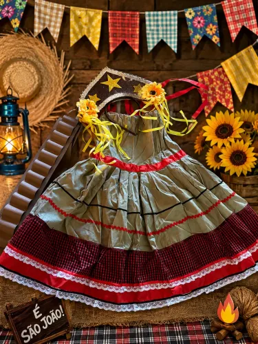 Vestido Maria bonita quadrilha