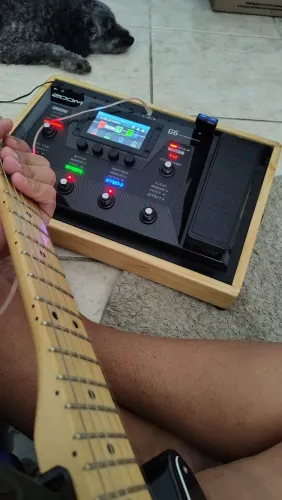 Pedaleira zoom g6 nova comprada na guitar center