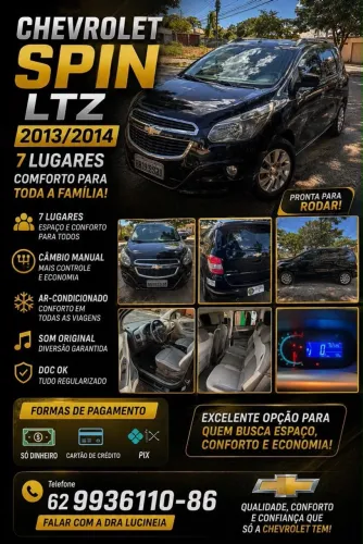 Chevrolet Spin LTZ 1.8 8V Econo.flex 5P Mec. 2014