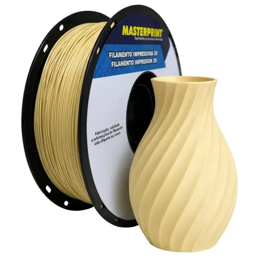Filamento 3D PLA Brilhante 1kg Cor Ice Cream (Tom Pastel) Hyper Speed Textura Macia