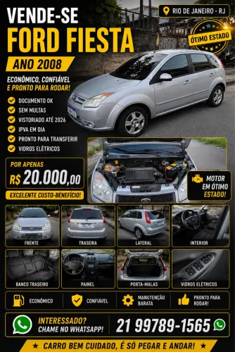 Ford Fiesta 1.0 8V Flex/class 1.0 8V Flex 5P 2008