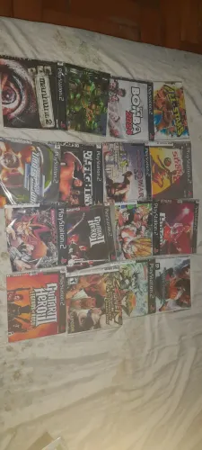 Jogos, controle e memory card ps2 (jogos e controle não são originais)