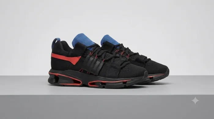 Adidas Twinstrike ADV Core Black/Red/Blue - Tamanho 40 BR (US 8.5) - Novo/DS (Sem Caixa)