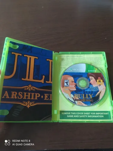 Bully com mapa e encarte completo Xbox 360/One