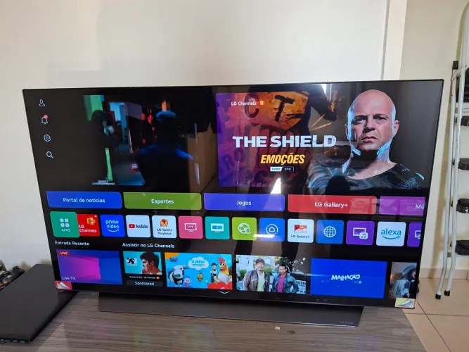 TV LG OLED 4K 120HZ C248 EVO SMART TV NA CAIXA COM NOTA FISCAL, ACEITO TROCAS