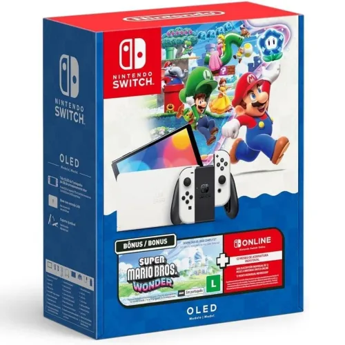 Nintendo Switch Oled - Super Mario Bros Wonder Lacrado