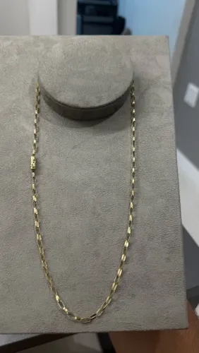 corrente de ouro 18k nova sem uso
