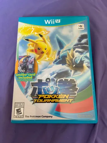 Pokken Wii U c/ Amiibo Black Mewtwo lacrado