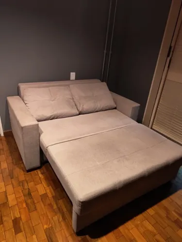Sofá-cama 2 Lugares Cinza