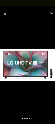 Smart TV 4K LED 60? LG 60UN7310PSA Wi-Fi 