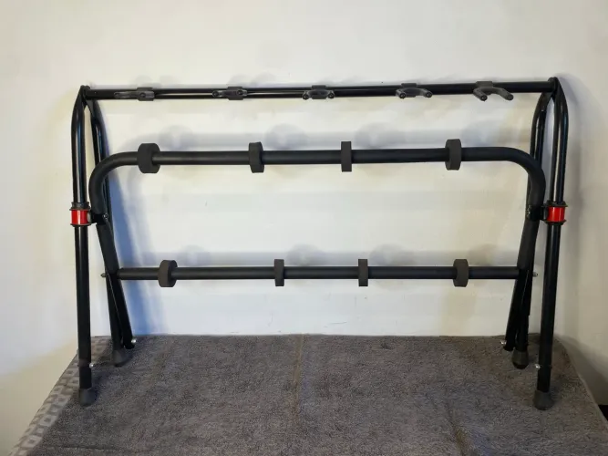 Suporte Torelli, 5 Guitarras, baixos, aço preto