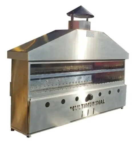 Churrasqueira Automática Aço Inox 27 Espetos Bivolt 