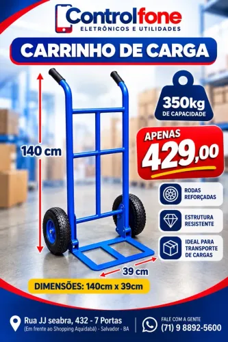 Carrinho de carga 350kg