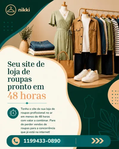 SITE de loja de alta performance para marketing no FB e Instagram.