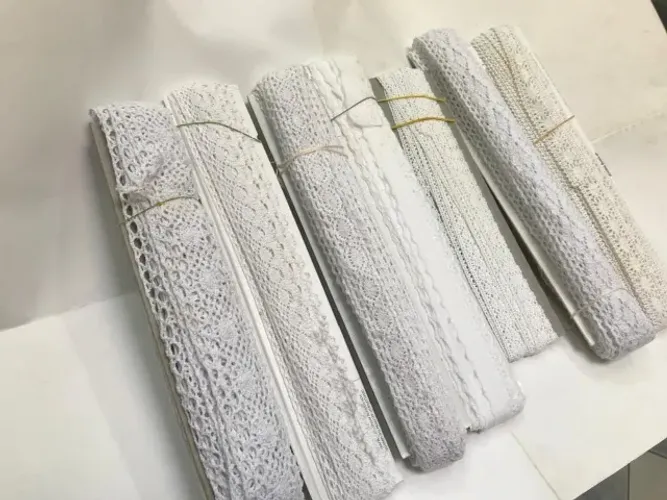 Kit De Renda Com 7 Modelos Diferentes 150 Metros Totais