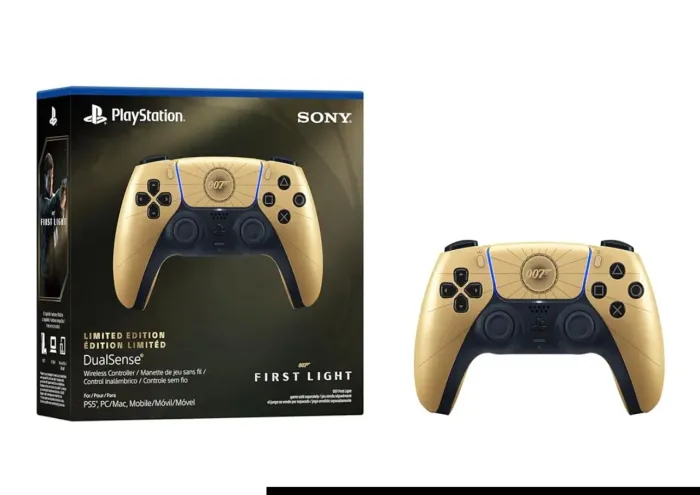 Controle sem fio DualSense - Edição Limitada de 007 First Light