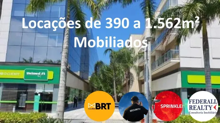 Aluguel de salas comerciais na Avenida Ayrton Senna, Barra da Tijuca, Rio de Janeiro
