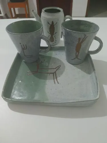 Kit cerâmica de barros artesanal