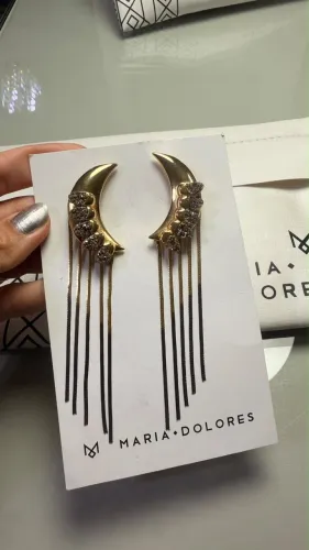 BRINCO LUZ FOLHEADO A OURO