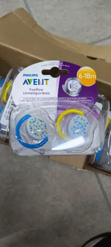 Lote de 10 kits de Chupeta Philips AVENT 06/18 m 