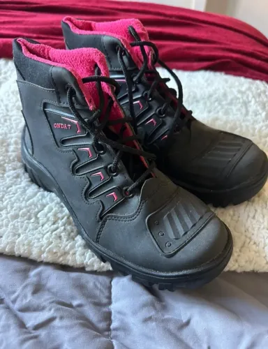 Bota de moto feminina - onda 7