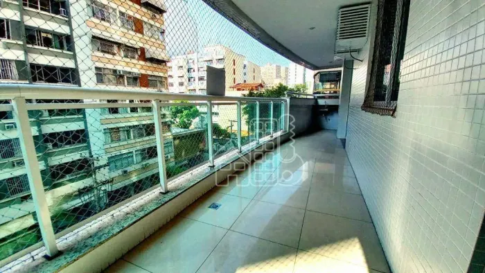 Apartamento com 3 quartos para alugar, 110 m² por R$ 7.319/mês - Icaraí - Niterói/RJ