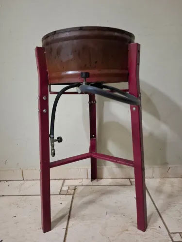 Fogareiro Tripé aço, alta pressão
