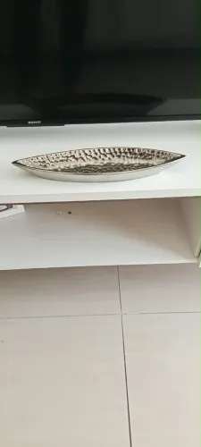 Centro de mesa prata