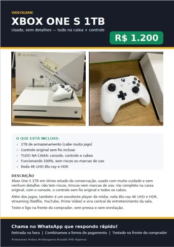 Xbox one S