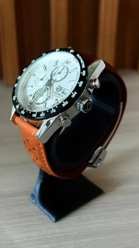 Relógio Tag Heuer Carrera Mostrador Branco Automático