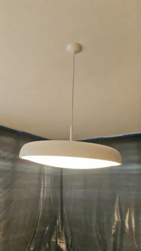 Lustre pendente branco - 60cm de diâmetro